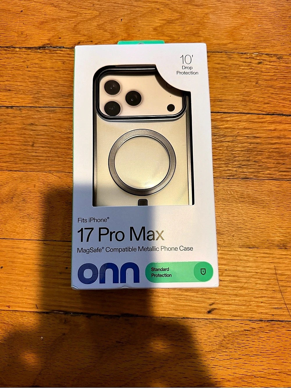 onn. Metallic Phone Case for iPhone 17 Pro Max. Gold MagSafe Phone Case NWT